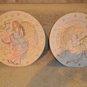 Lot of 2 Seraphine Collection Helena & Rosalyn plates